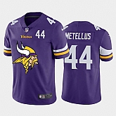 Nike Vikings 44 Josh Metellus Purple Team Big Logo Number Vapor Untouchable Limited Jersey Dzhi,baseball caps,new era cap wholesale,wholesale hats